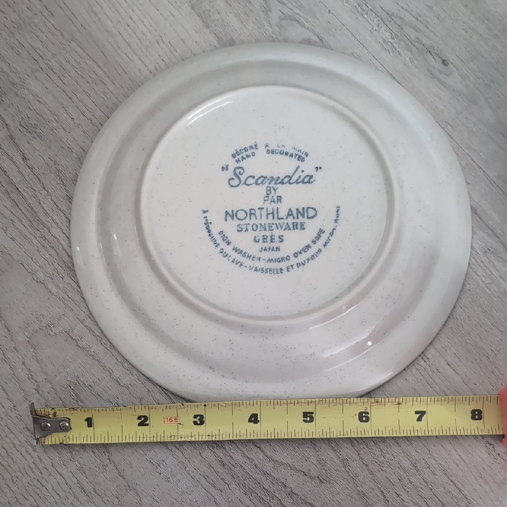 Stoneware White Plate